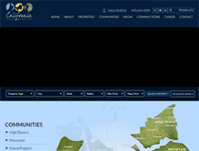 Tablet Screenshot of californialifeproperties.com